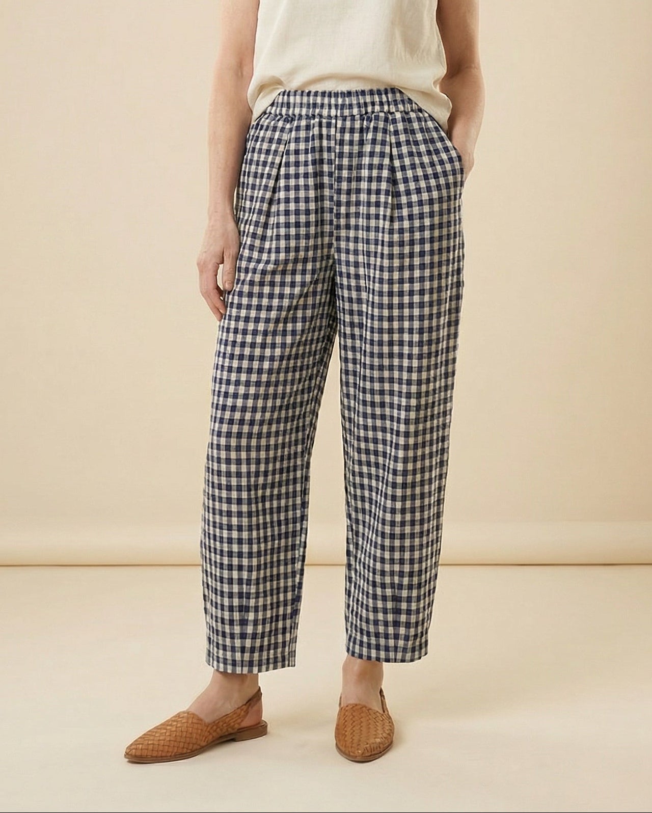 Spring Gingham Pants