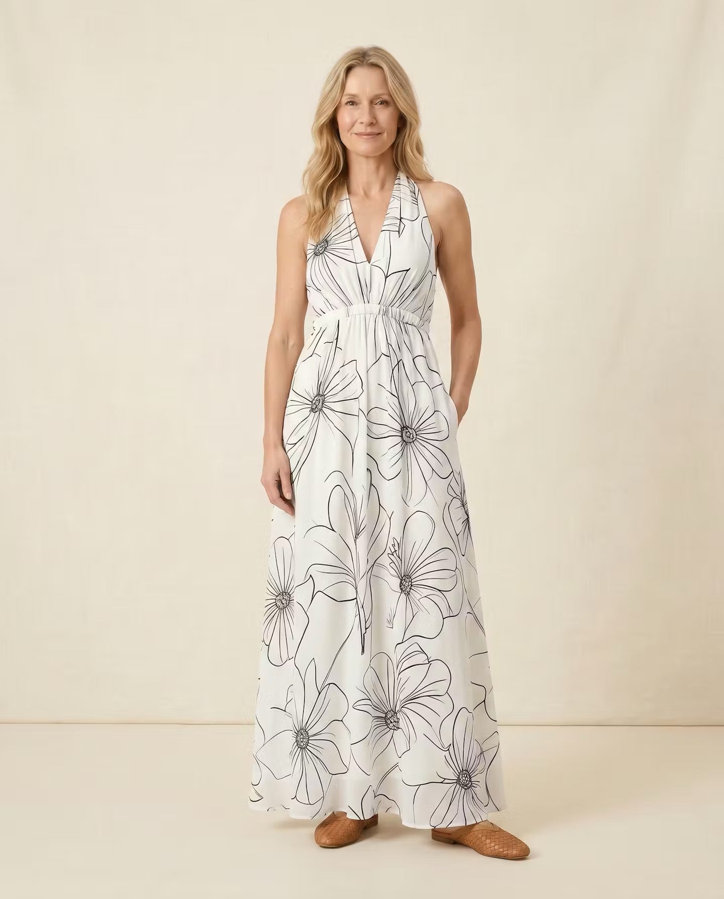Arden Halter Maxi Dress