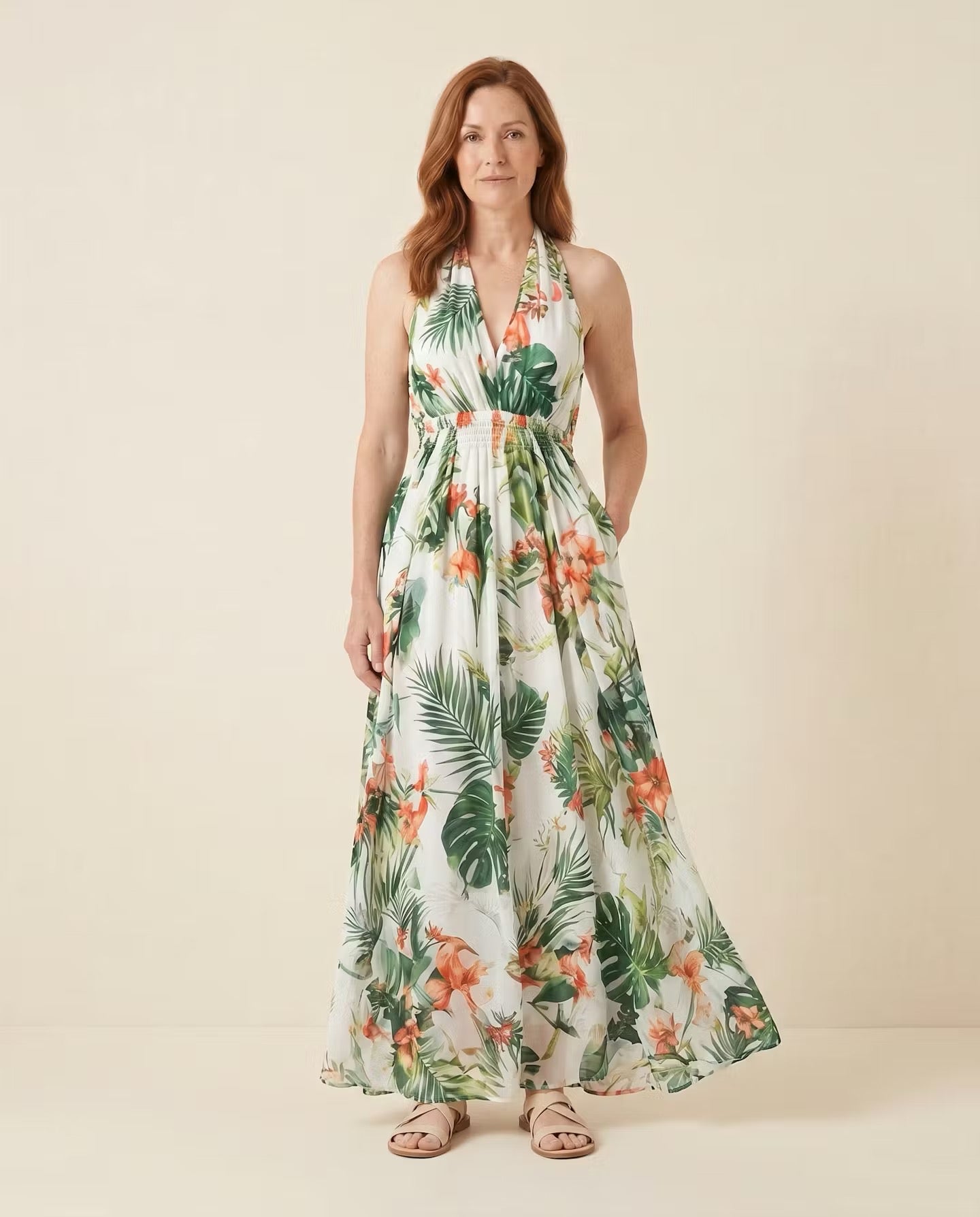 Arden Halter Maxi Dress
