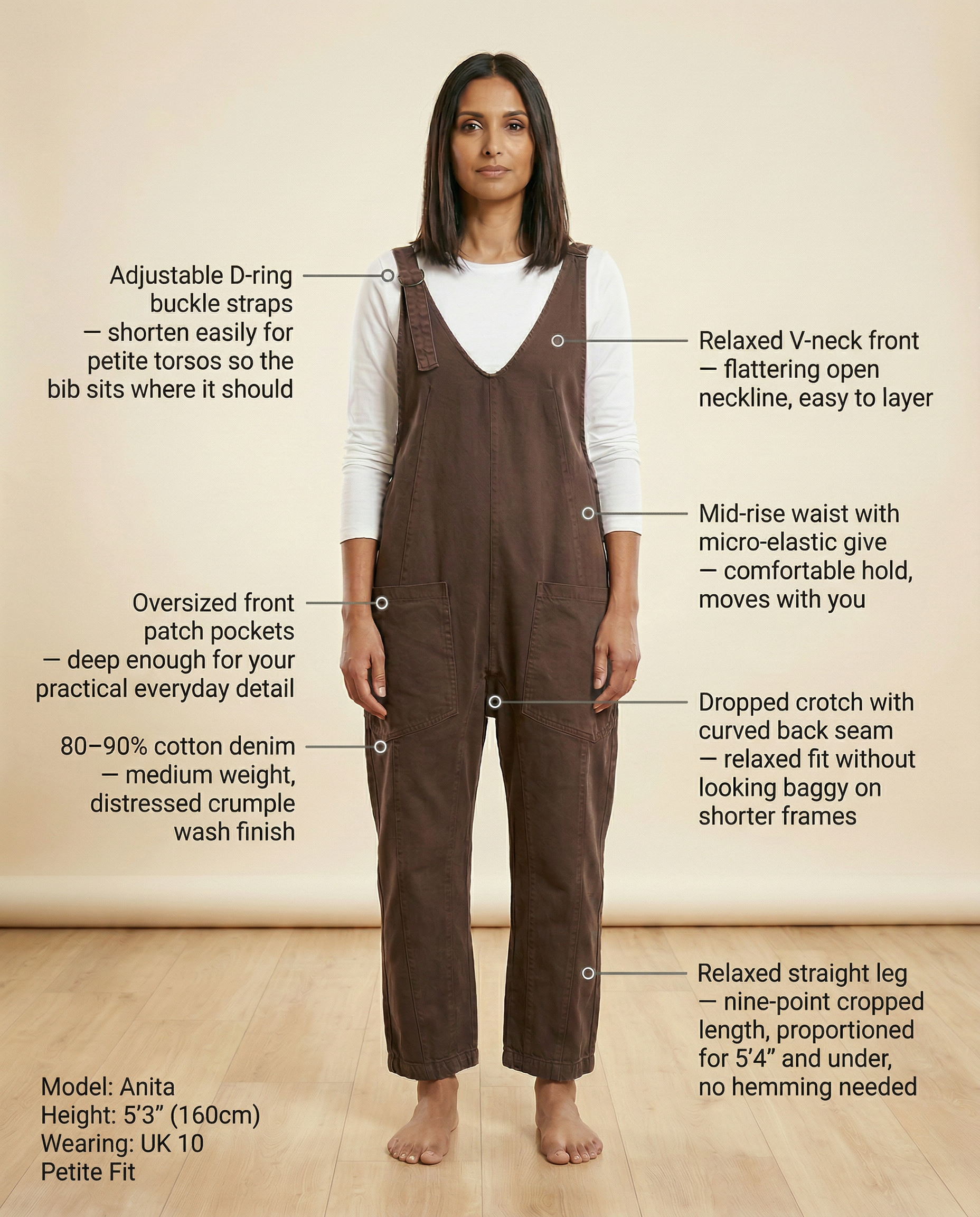 Olly Effortless Denim Jumpsuit