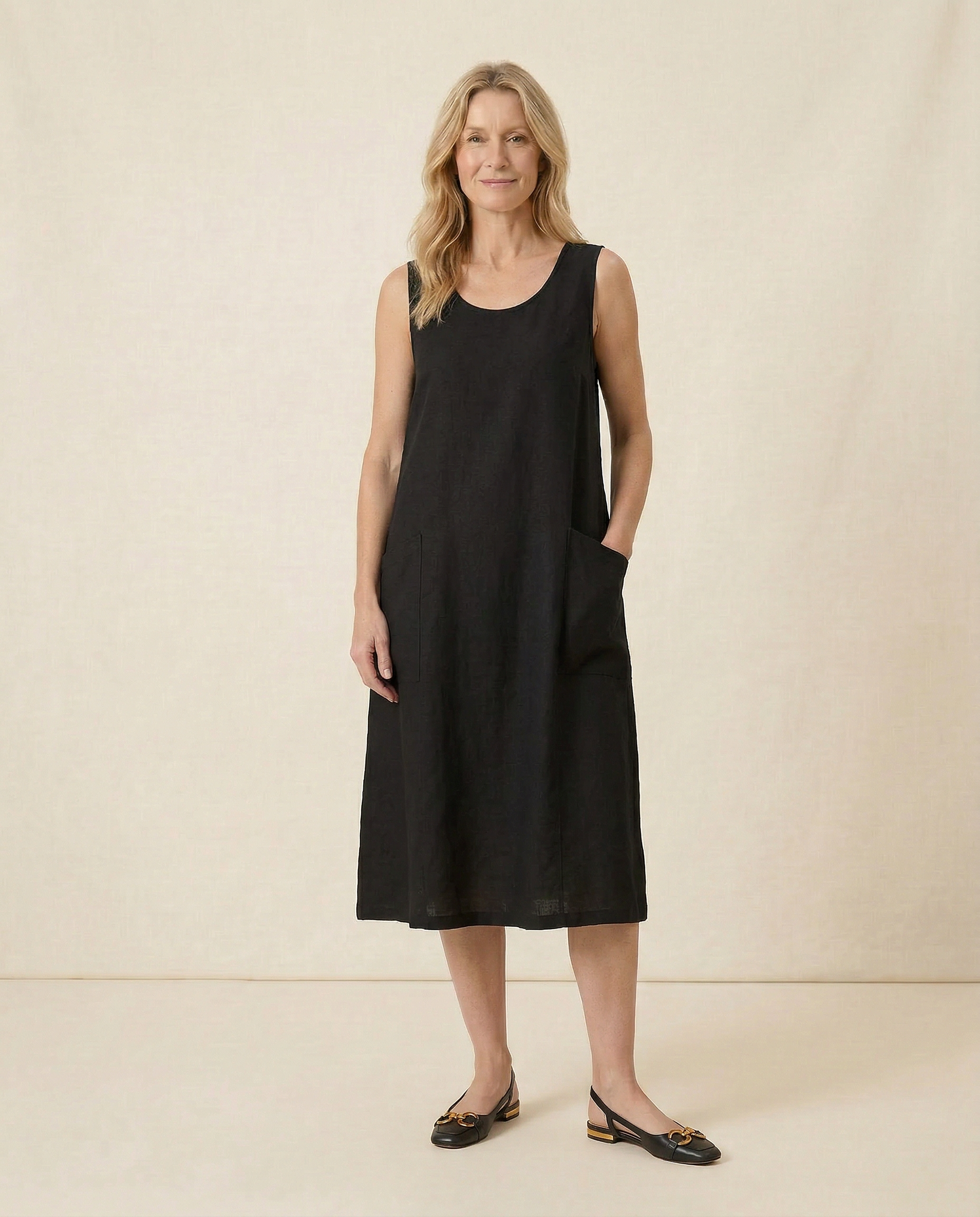 Arden Linen Midi Dress