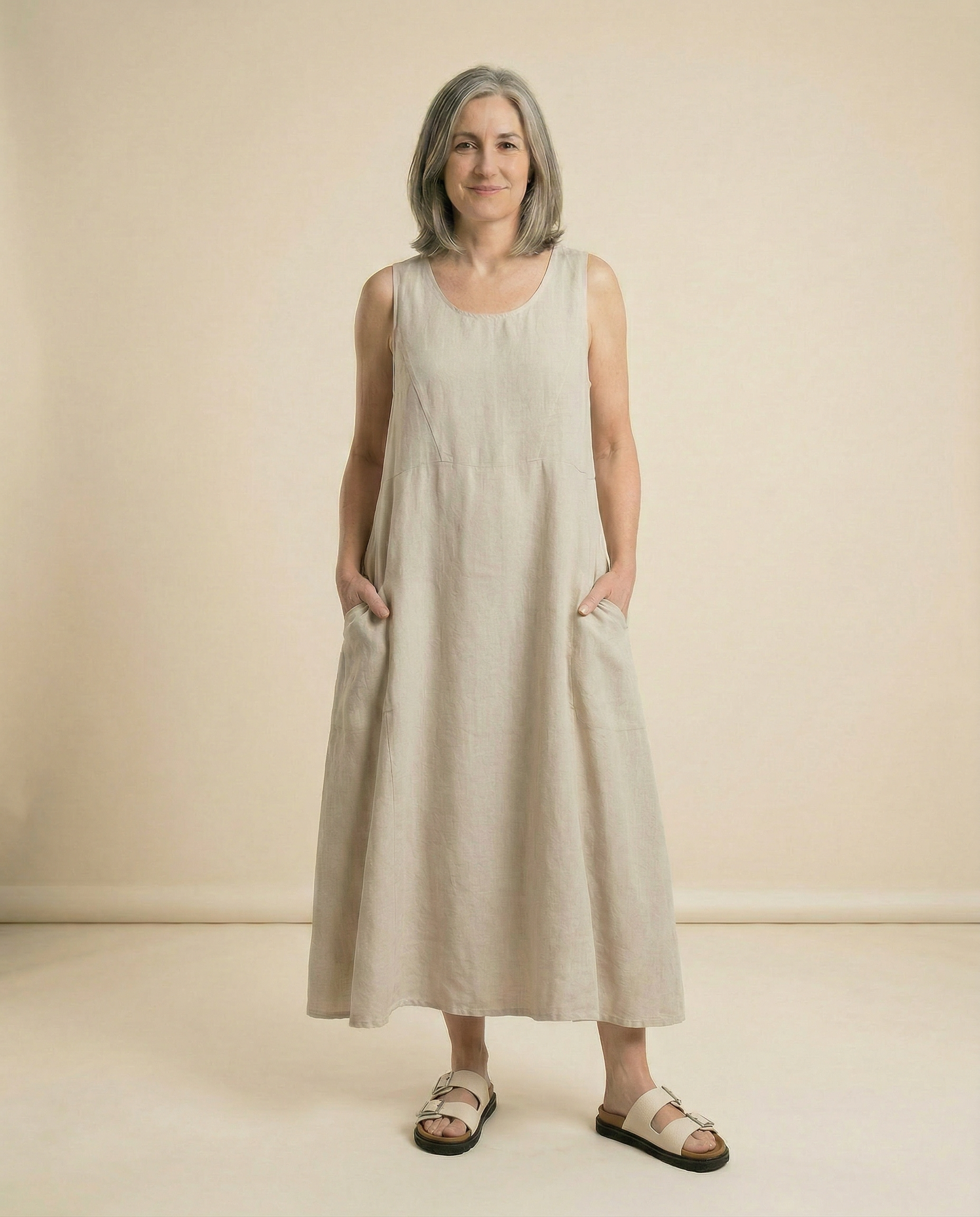 Arden Linen Dress Relaxed Fit Spring Style