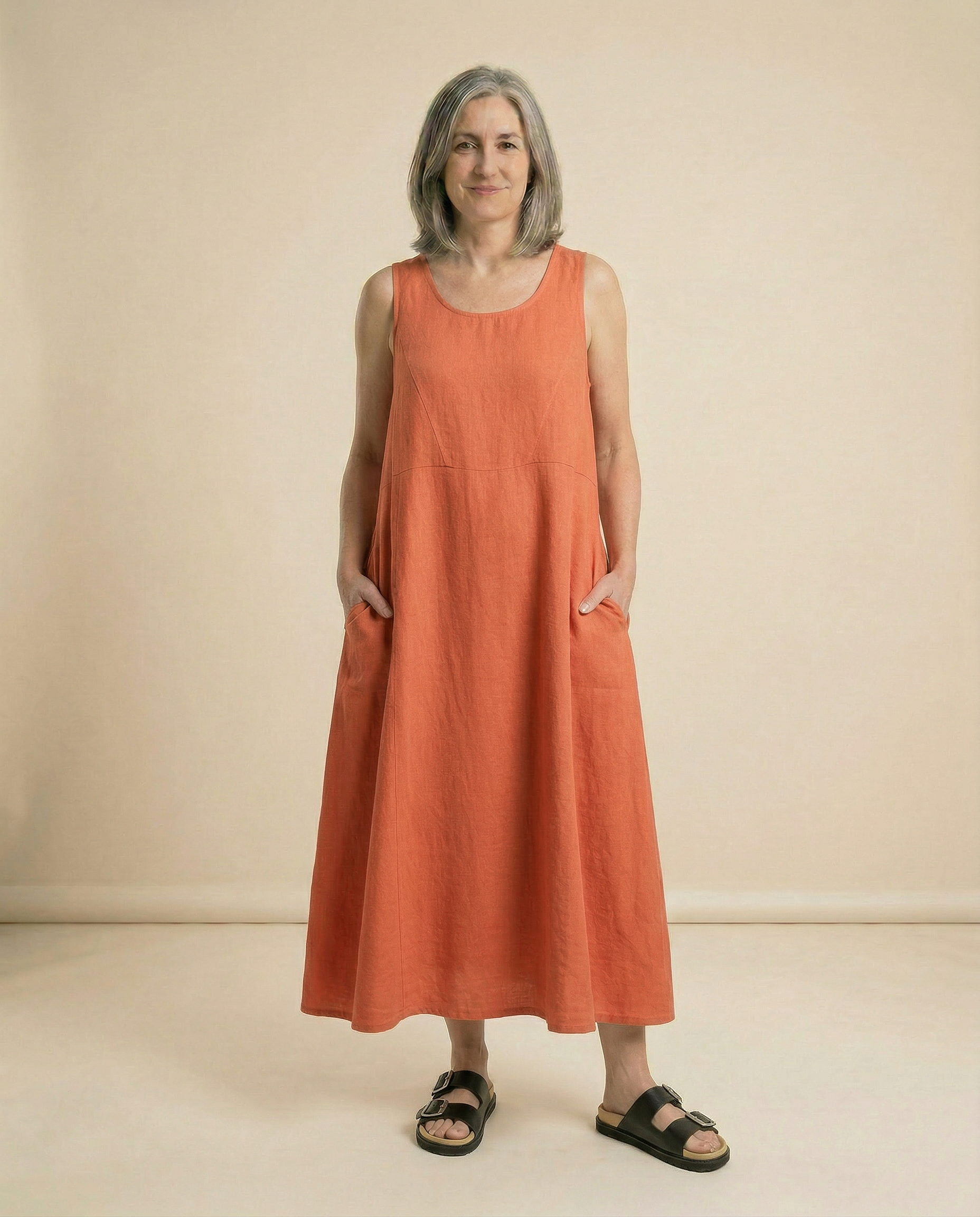 Arden Linen Dress Relaxed Fit Spring Style